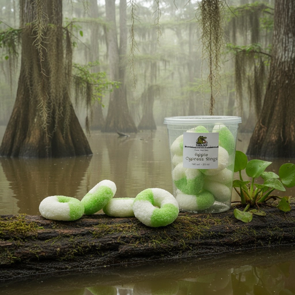 Green Apple Cypress Rings